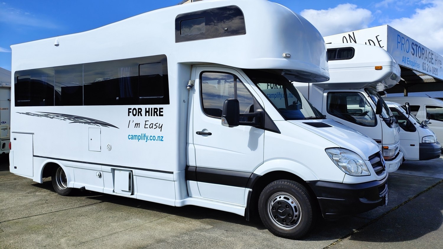 Actual photo of I’m Easy campervan