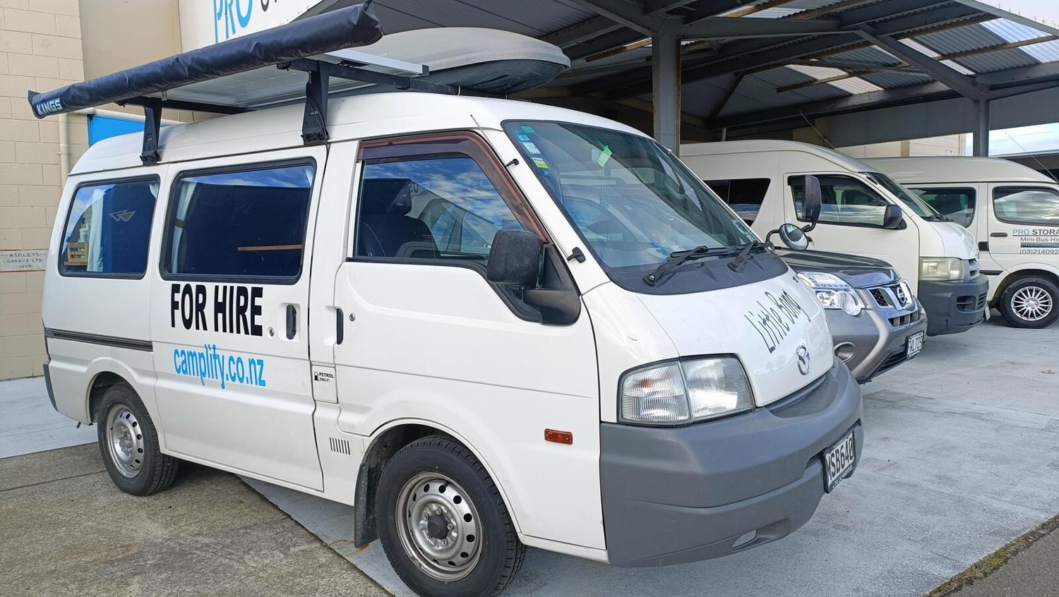 Actual photo of Little Bong campervan
